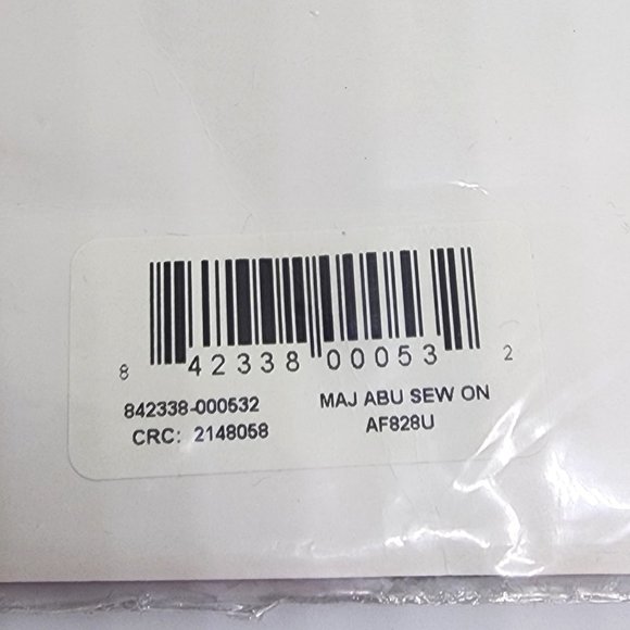 VTG U.S. Air Force Officer Sew On Patches Major Rank (Brown) NIP Exchange Select - Picture 3 of 5